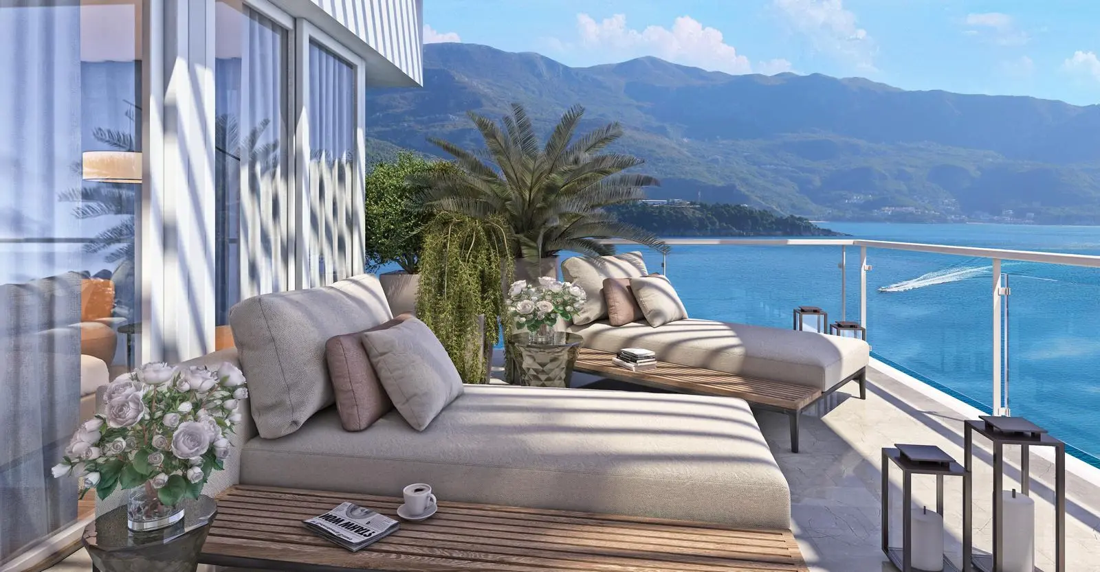 Luxurious Penthouse at the beachfront five-star complex in Budva