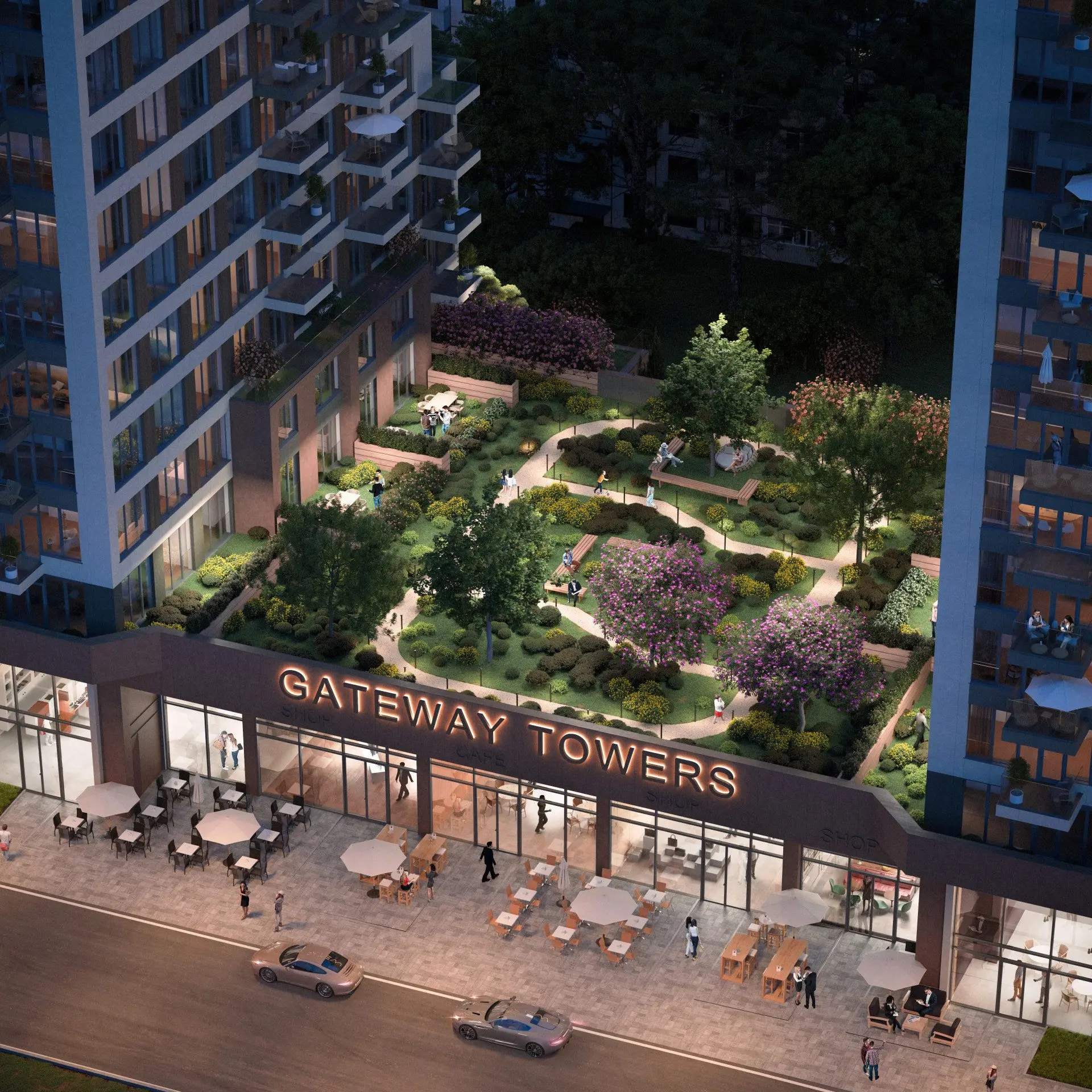 Shop in the newly built residential building GATEWAY TOWERS on Tsarigradsko shose Blvd.