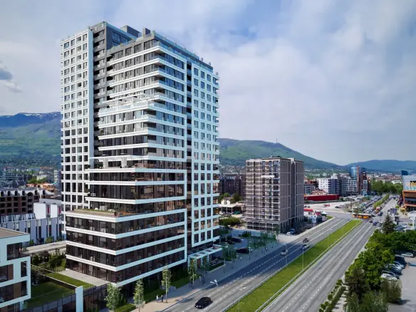 Three-room apartment in a modern new building next to MALL Paradise for sale