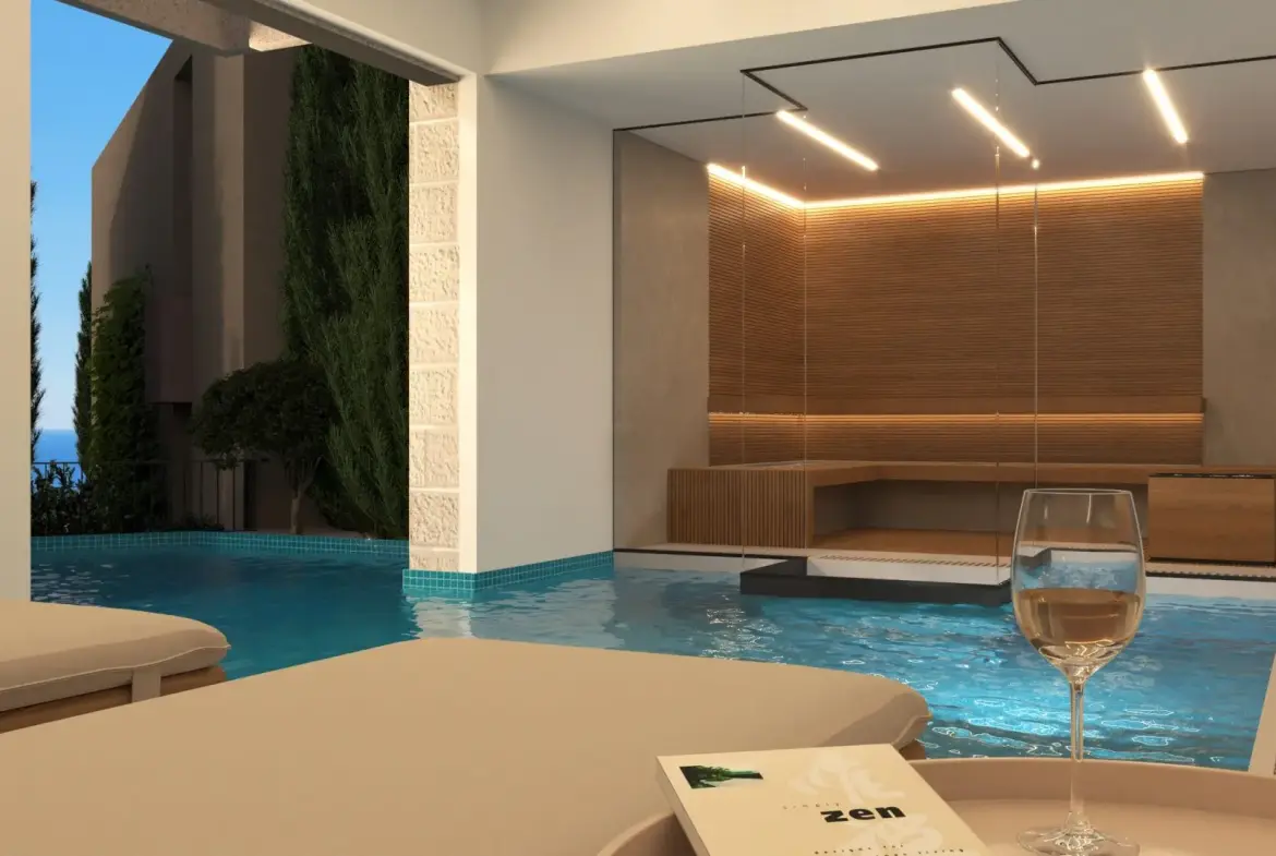 Villa at the stunning, green, private resort in Budva