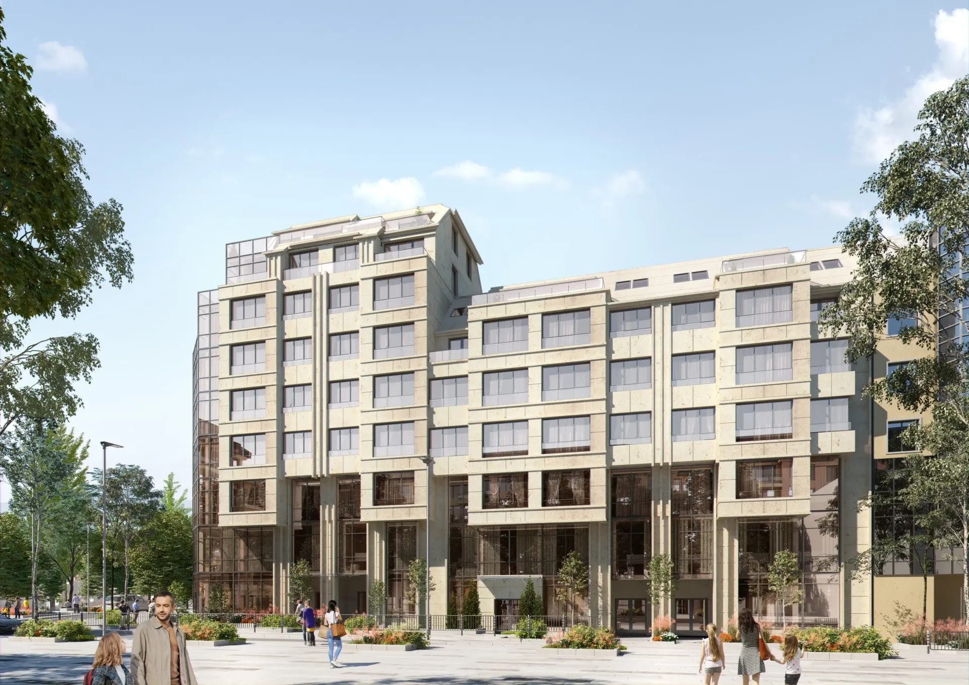 Restaurant in a new luxurious residential building next to James Boucher subway station for sale