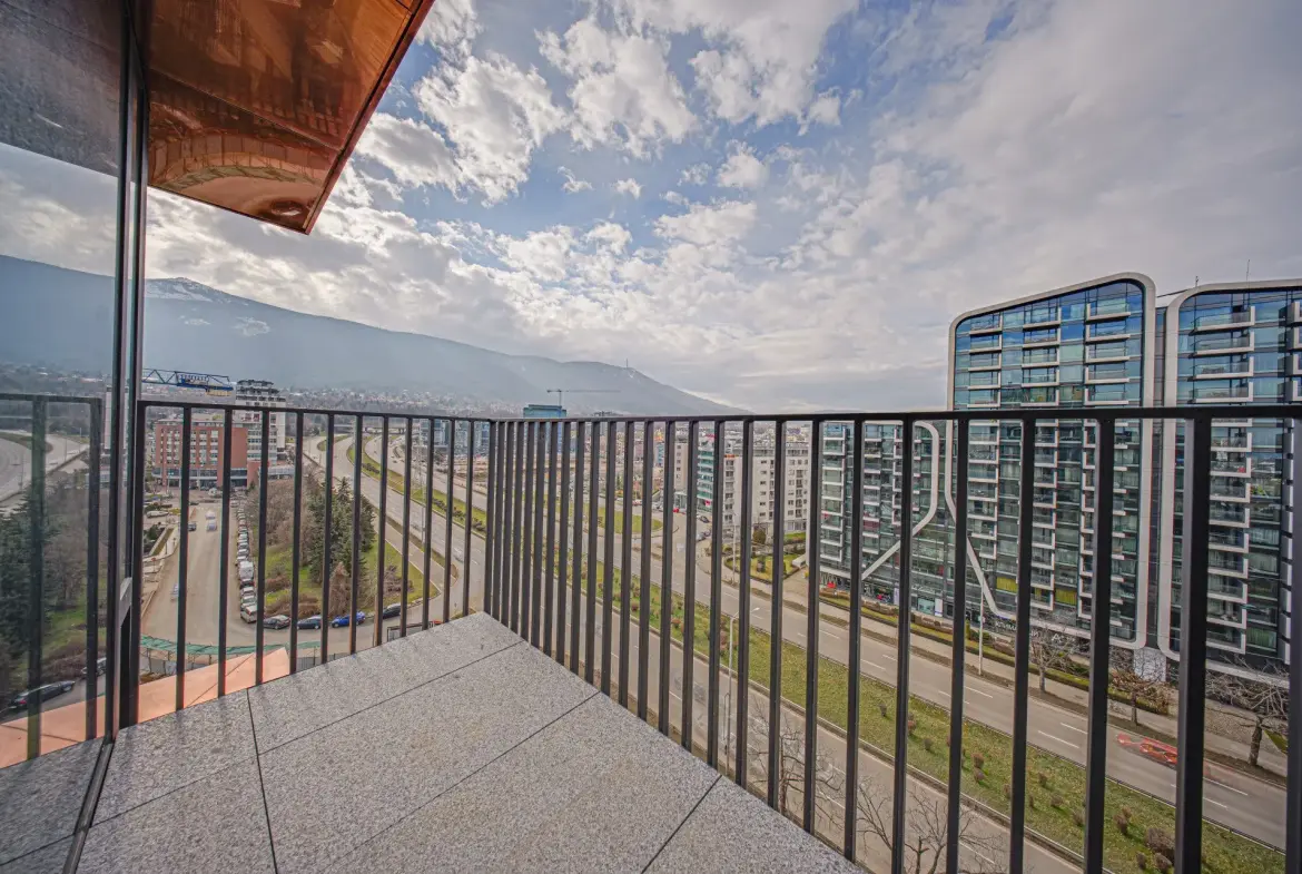 Elegantly furnished two bedroom apartment in a modern architectural building for sale