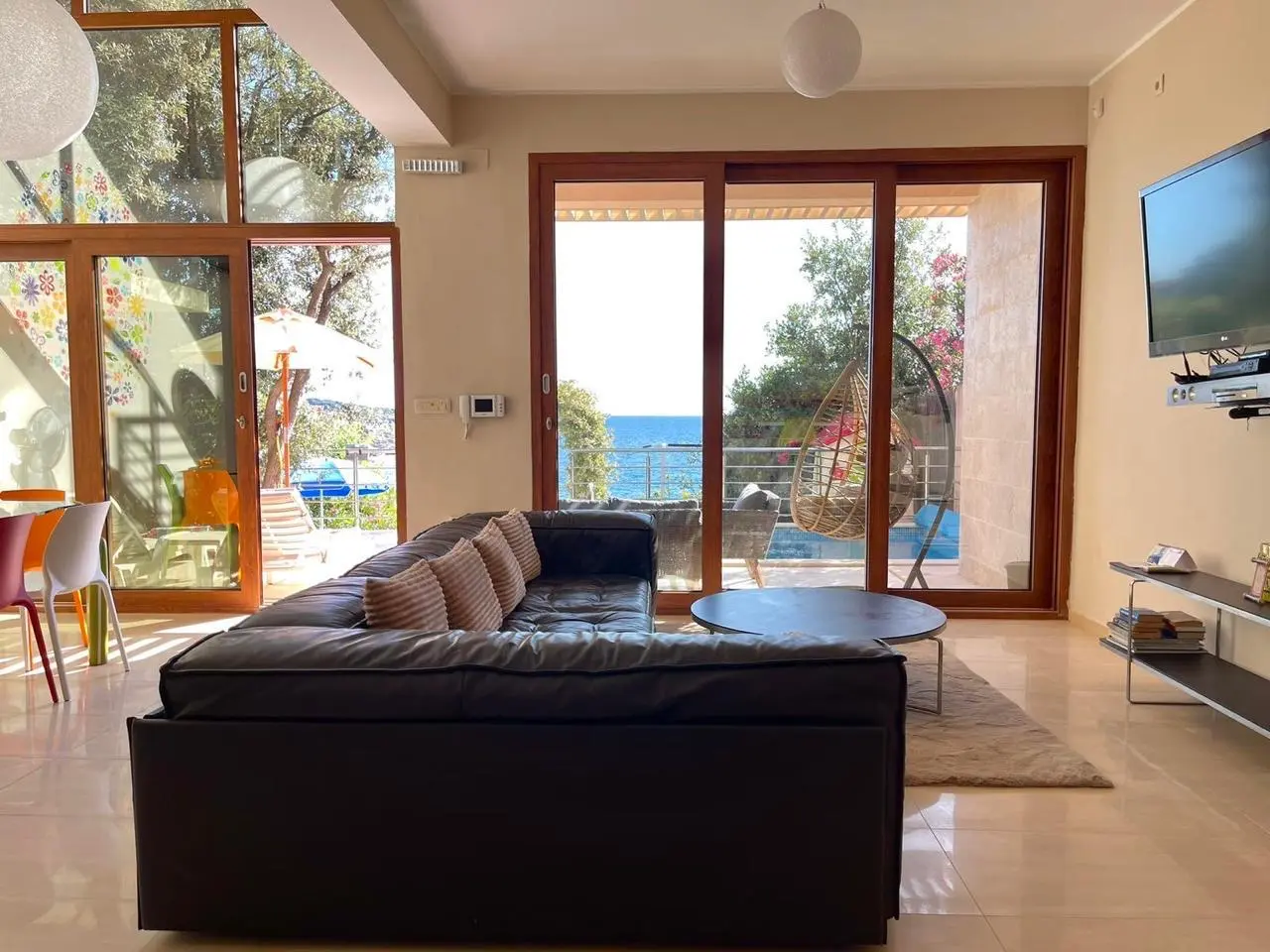 Unique Property: Modern Seafront Villa with Private Sea Access