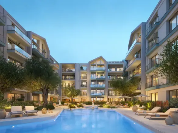 Two-bedroom apartment on fourth floor in the newest neighborhood in the heart of Porto Montenegro