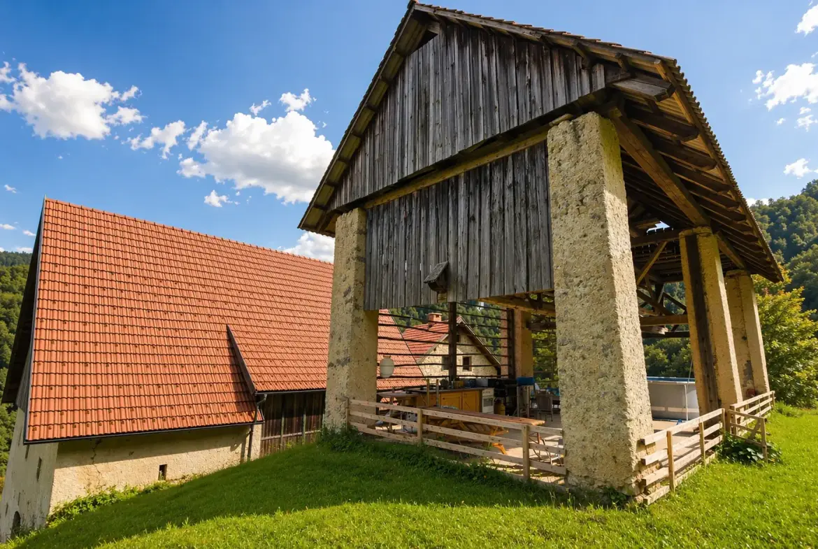 Idrija–Cerkno Area, Unique 40-Hectare Estate with Private Water Spring