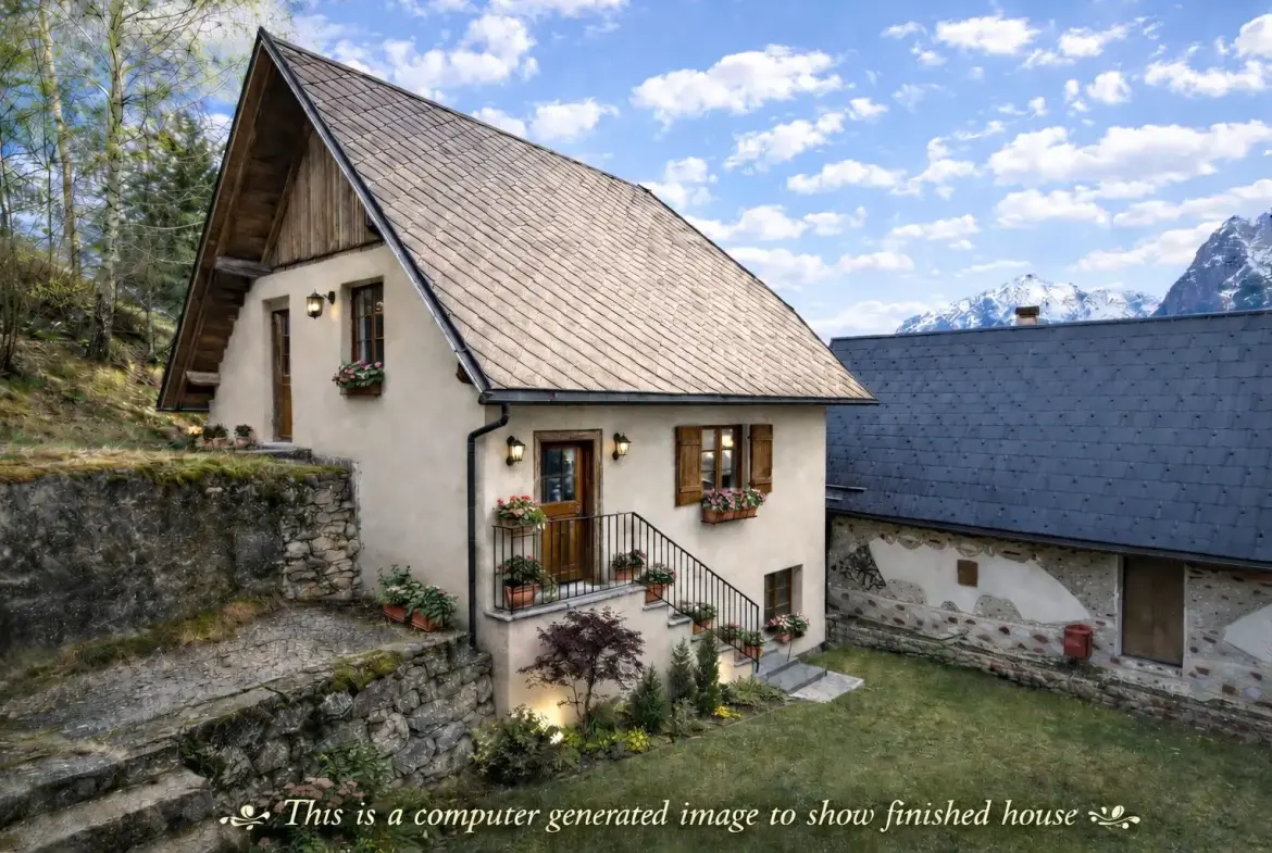Soca Area – House in Strmec with Views of the Julian Alps