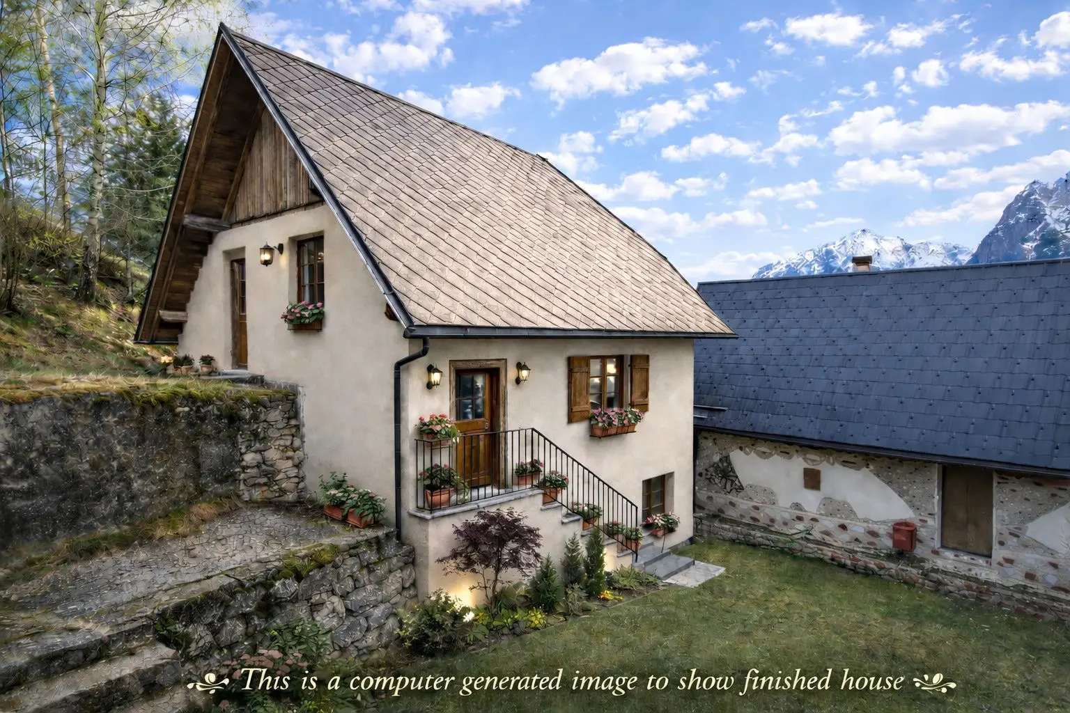 Soca Area – House in Strmec with Views of the Julian Alps