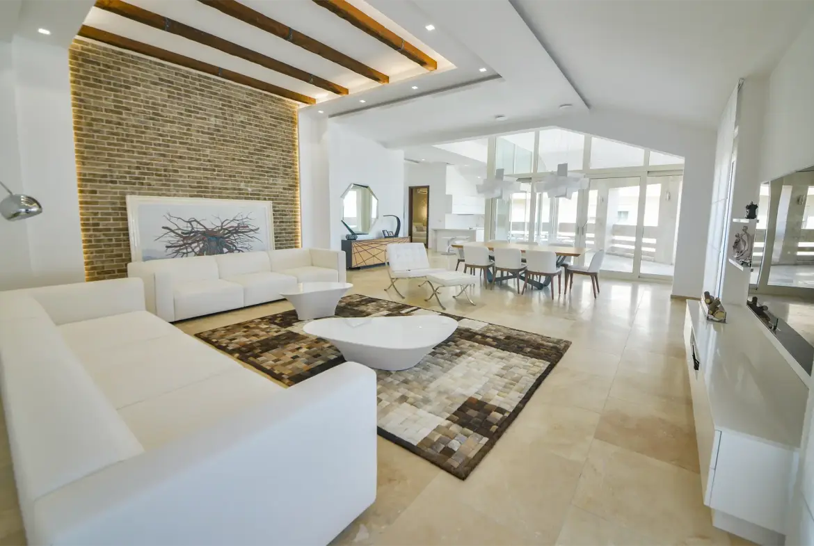 Modern three-bedroom apartment
