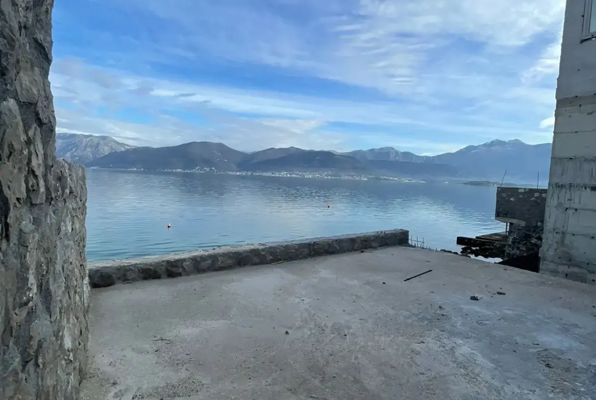 New Family Villa First Line to the sea, Under Construction in Krasici, Lustica Peninsula