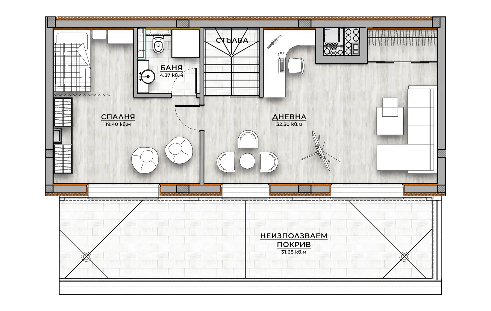 Multi-room apartment in a new elegant building on Cherni Vrah Blvd. for sale