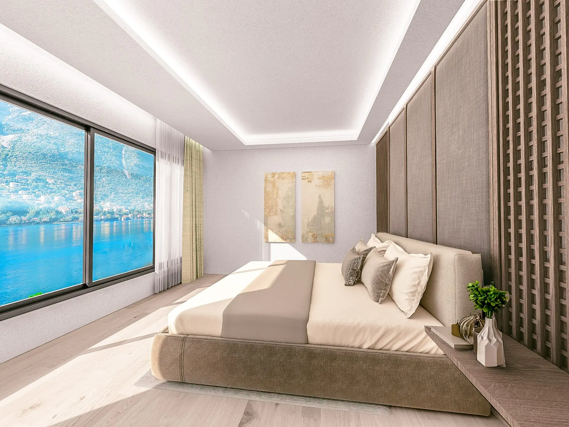 Luxurios four-bedroom Villa with views of the Bay