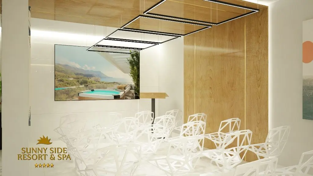 Three-bedroom apartment at a residential resort and Spa in Becici