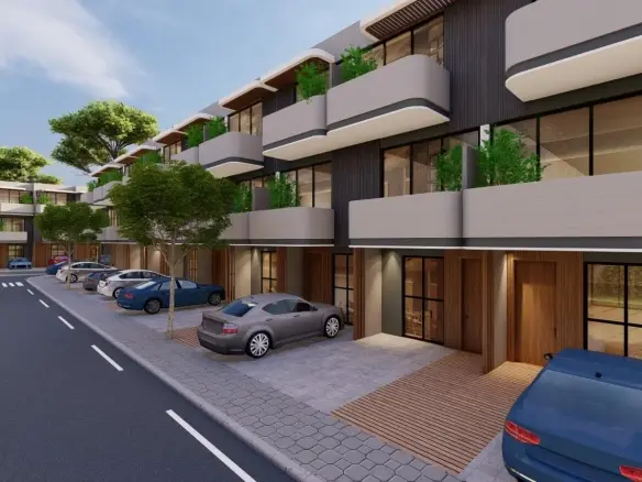 4-Bedroom Townhouse for Sale in La Dimora Residence | C-2 Middle Single Row with Garden & Community Views