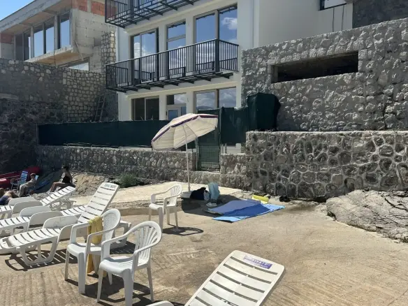 New Family Villa First Line to the sea, Under Construction in Krasici, Lustica Peninsula