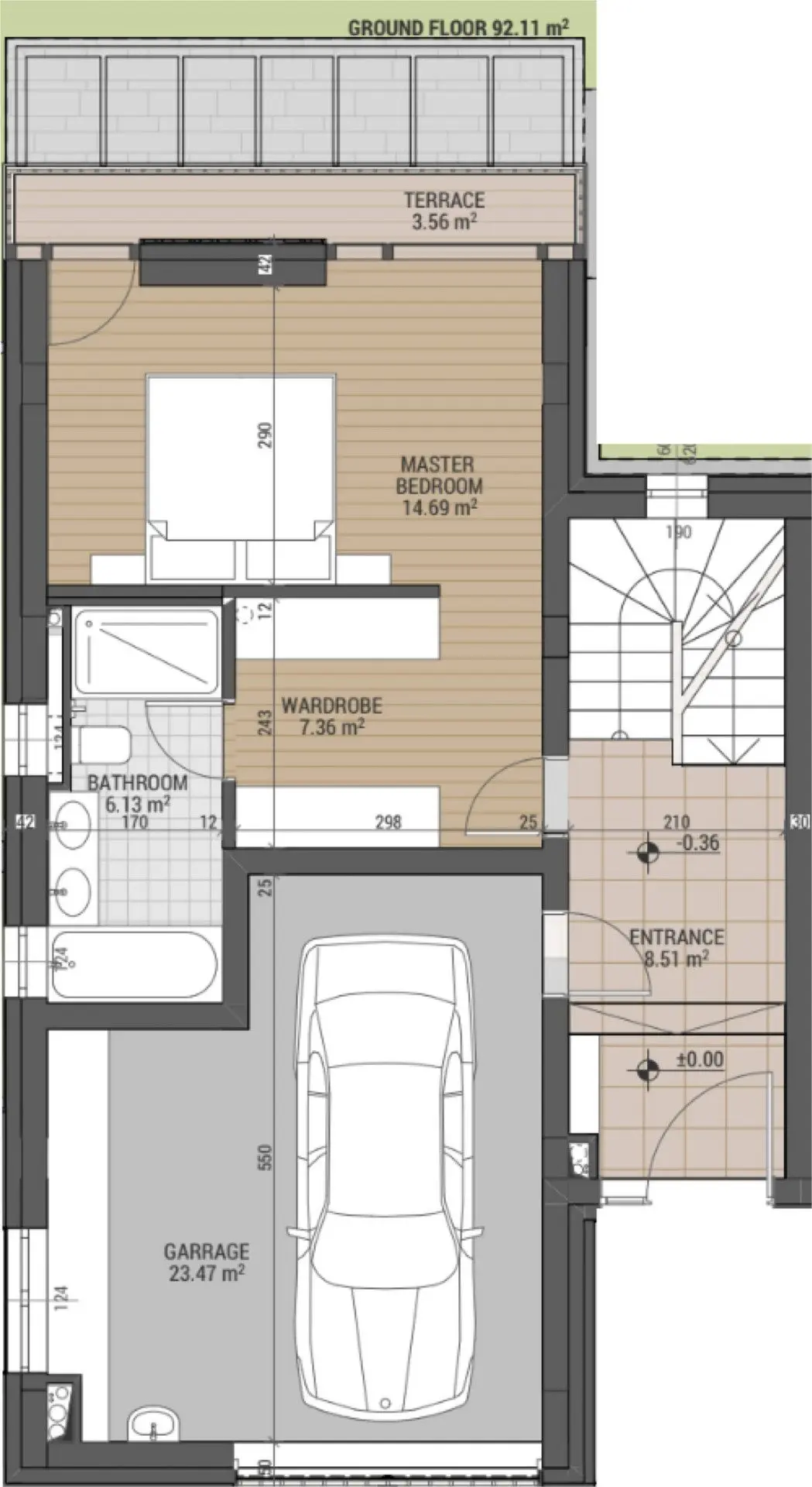 Single-family house in a new luxury gated residential complex