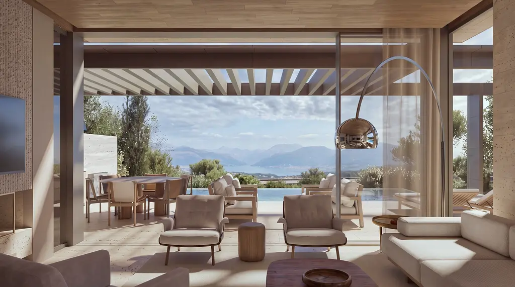 Three-Bedroom Twin Villa with Pool and Boka Bay Views at The Peaks, Luštica Bay