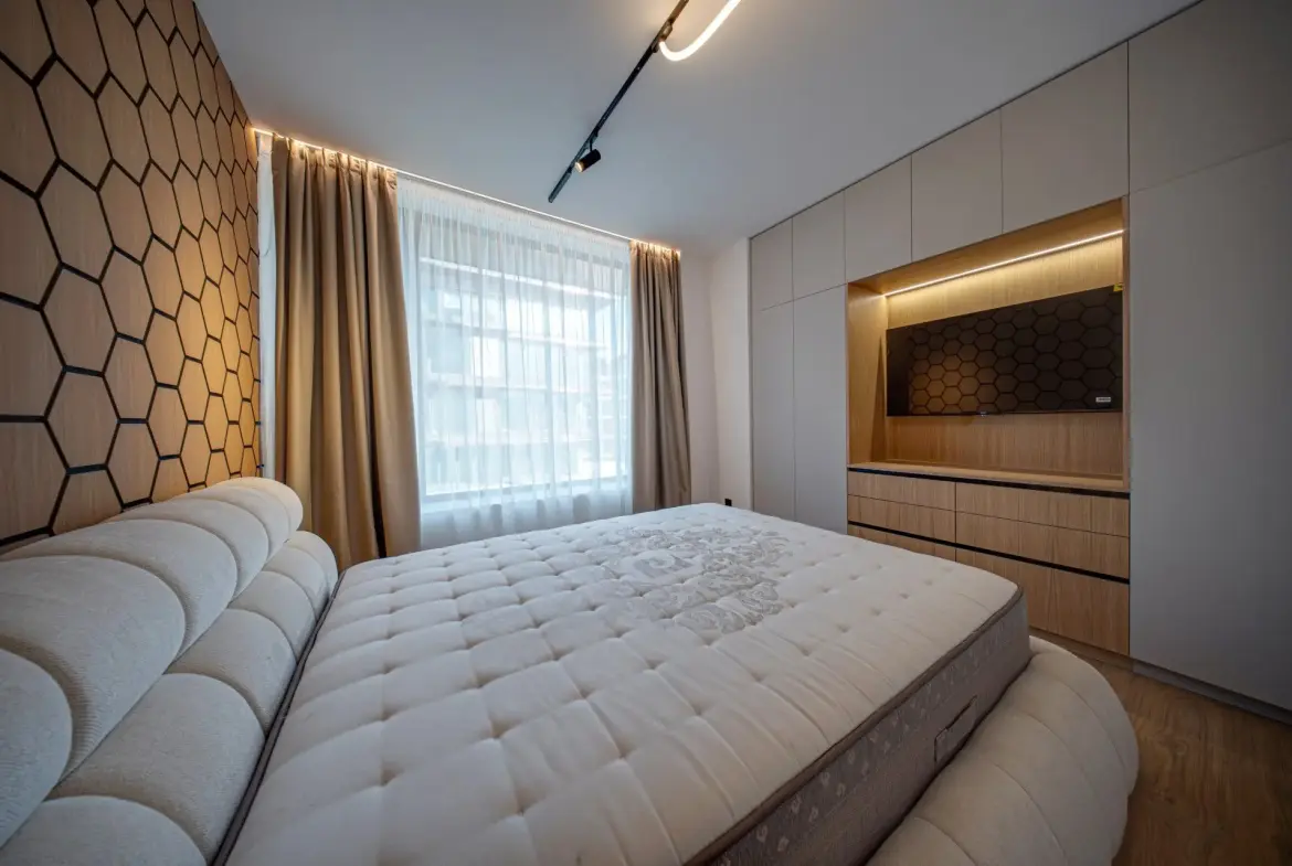 Luxurious two-bedroom apartment in an iconic, innovative building Kosher