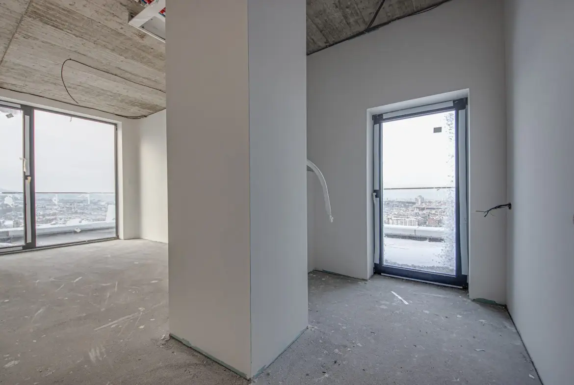 Luxury penthouse in a multifunctional building