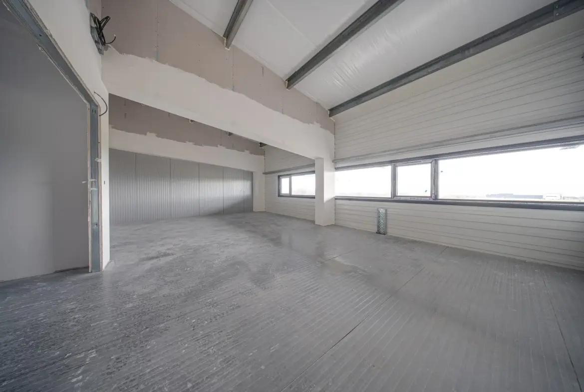Newly built warehouse premises are for sale in the village of Lozen, at the Act 14 stage