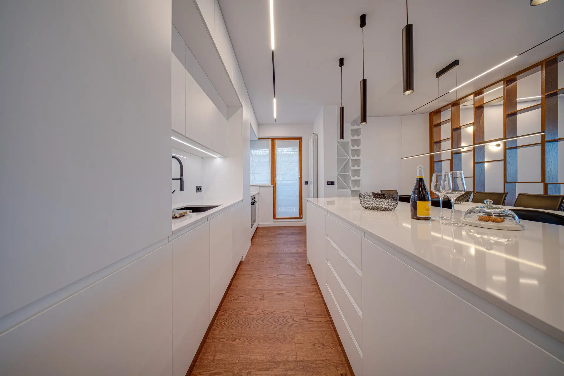 Stylish two-bedroom apartment in the emblematic building in Iztok district for sale