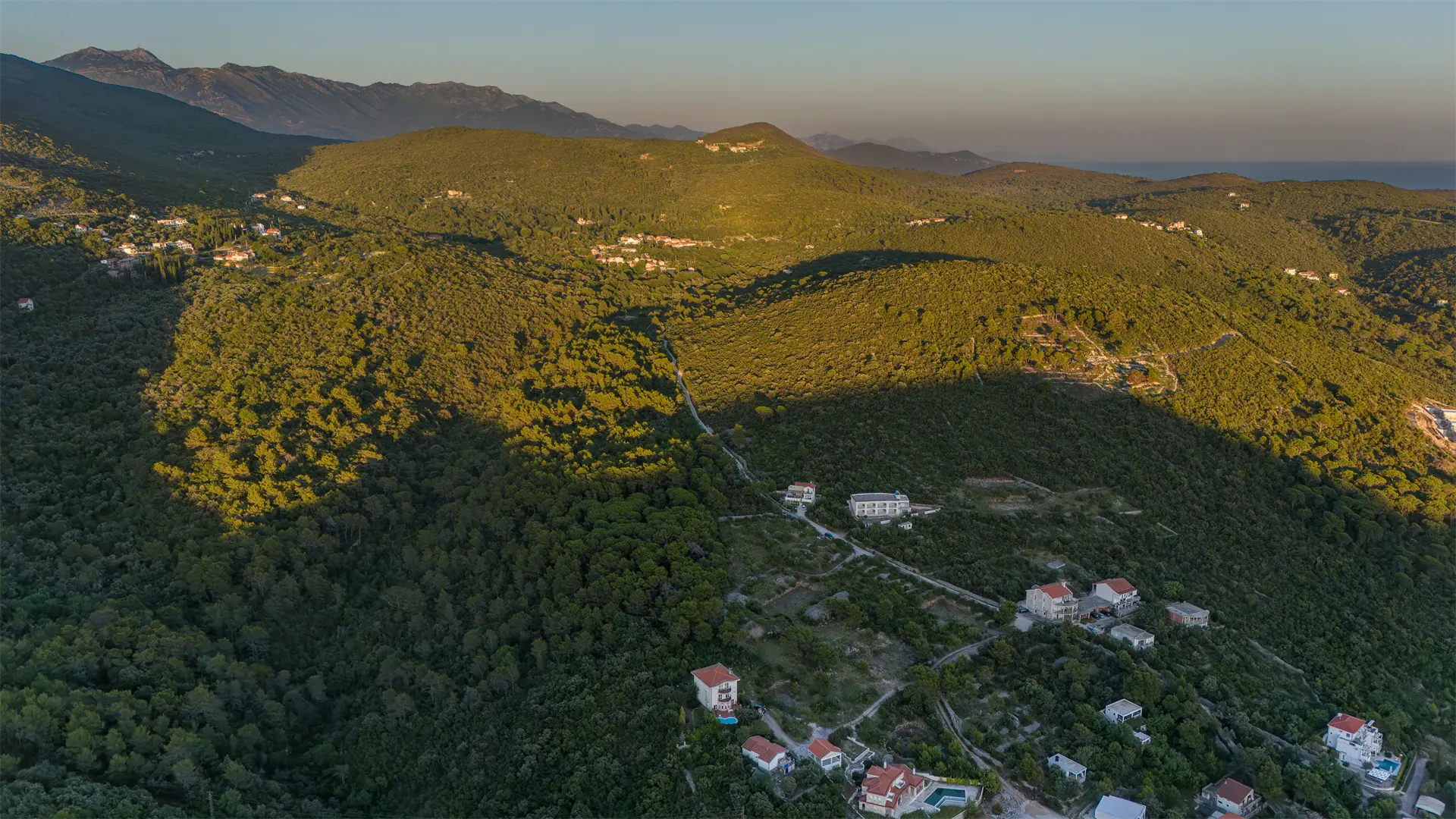 Urbanized land with a sea view for sale