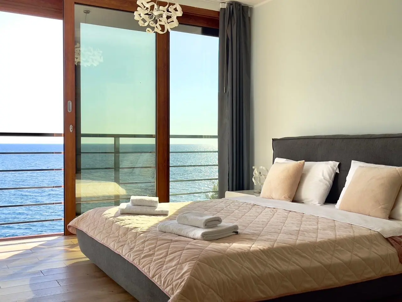 Unique Property: Modern Seafront Villa with Private Sea Access