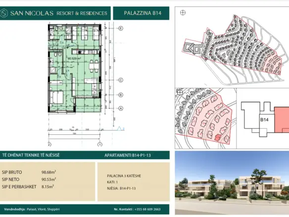 Under Construction Apartments For Sale In Dhermi Vlore, Albanian Riviera