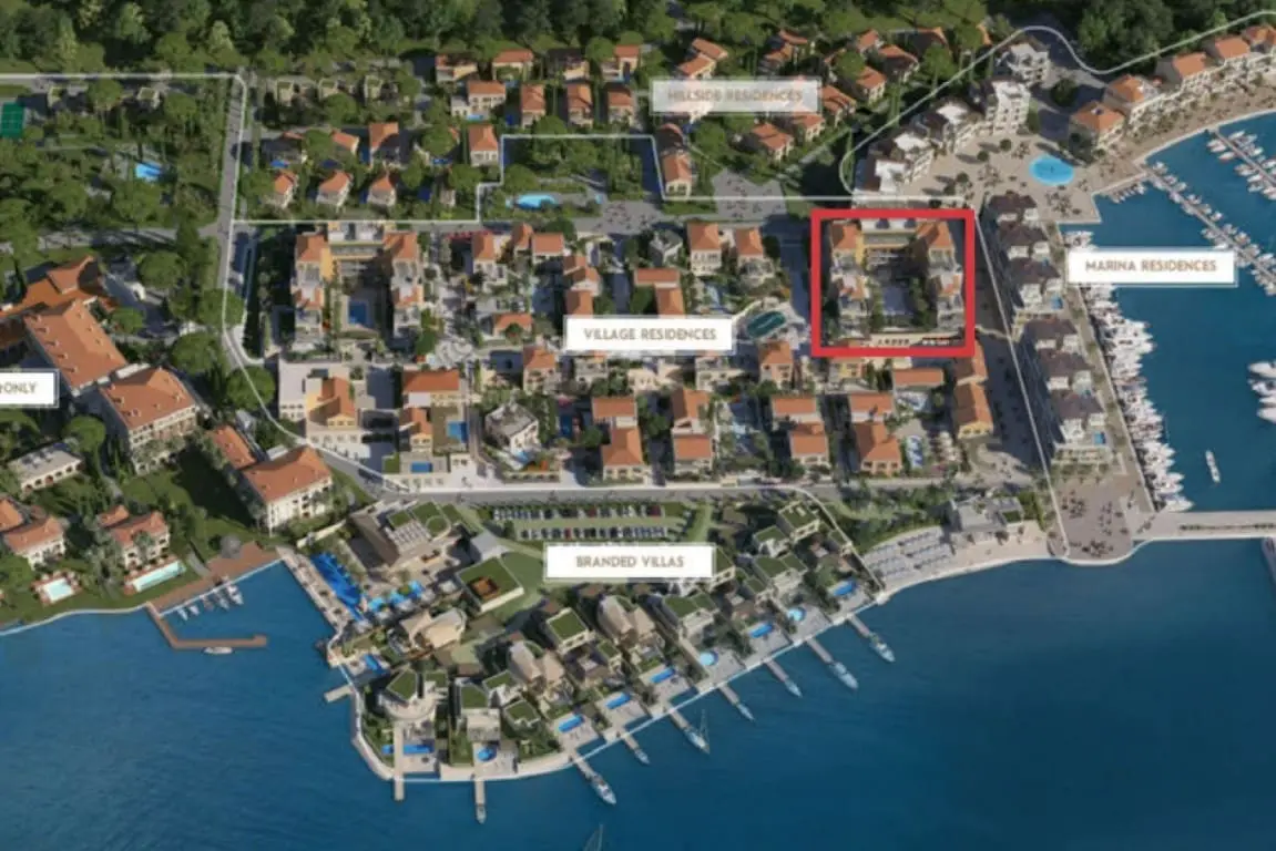 Apartment for Sale in Portonovi — 4th Floor, 87.7 m², Chenot Espace SPA & One&Only Access