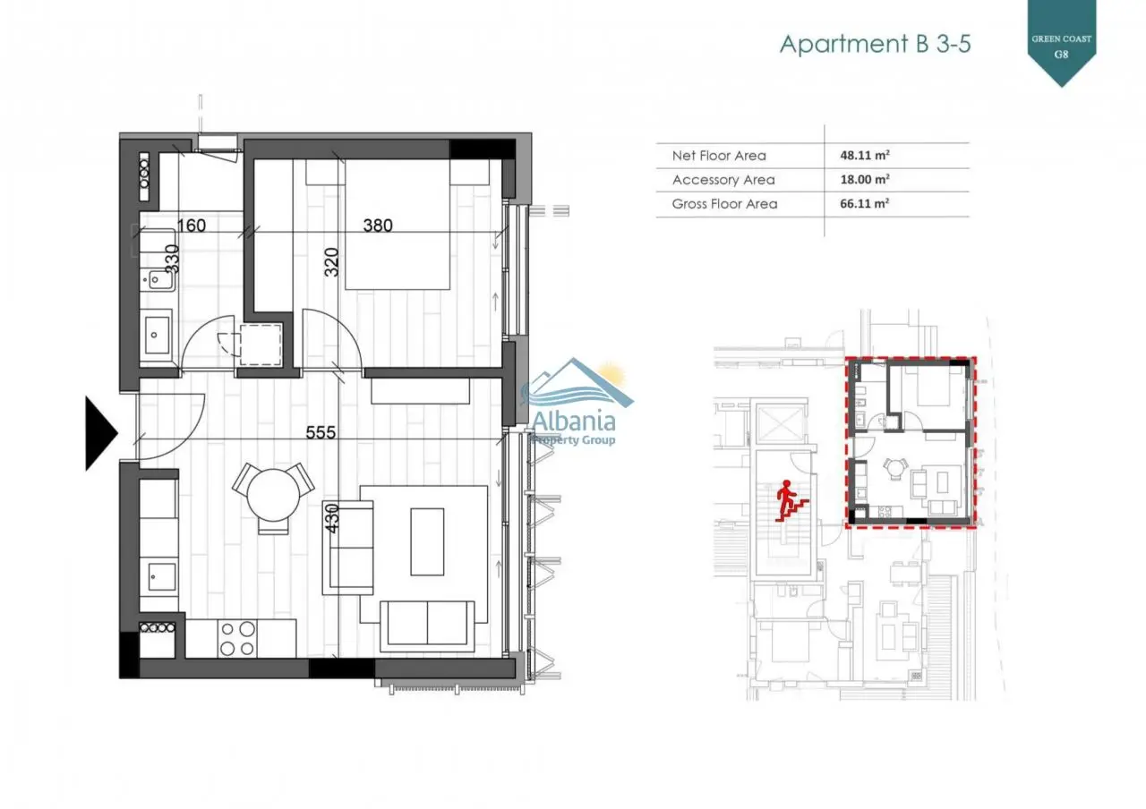 One Bedroom Apartment For Sale In Dhermi Vlore Albania