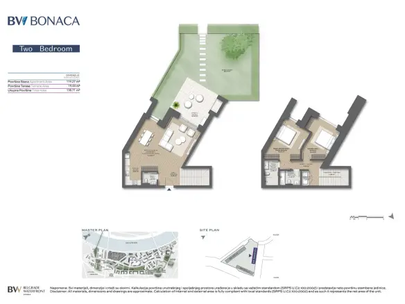 2-Bedroom Apartment, 139 m² – Belgrade Waterfront, Savski venac, Belgrade