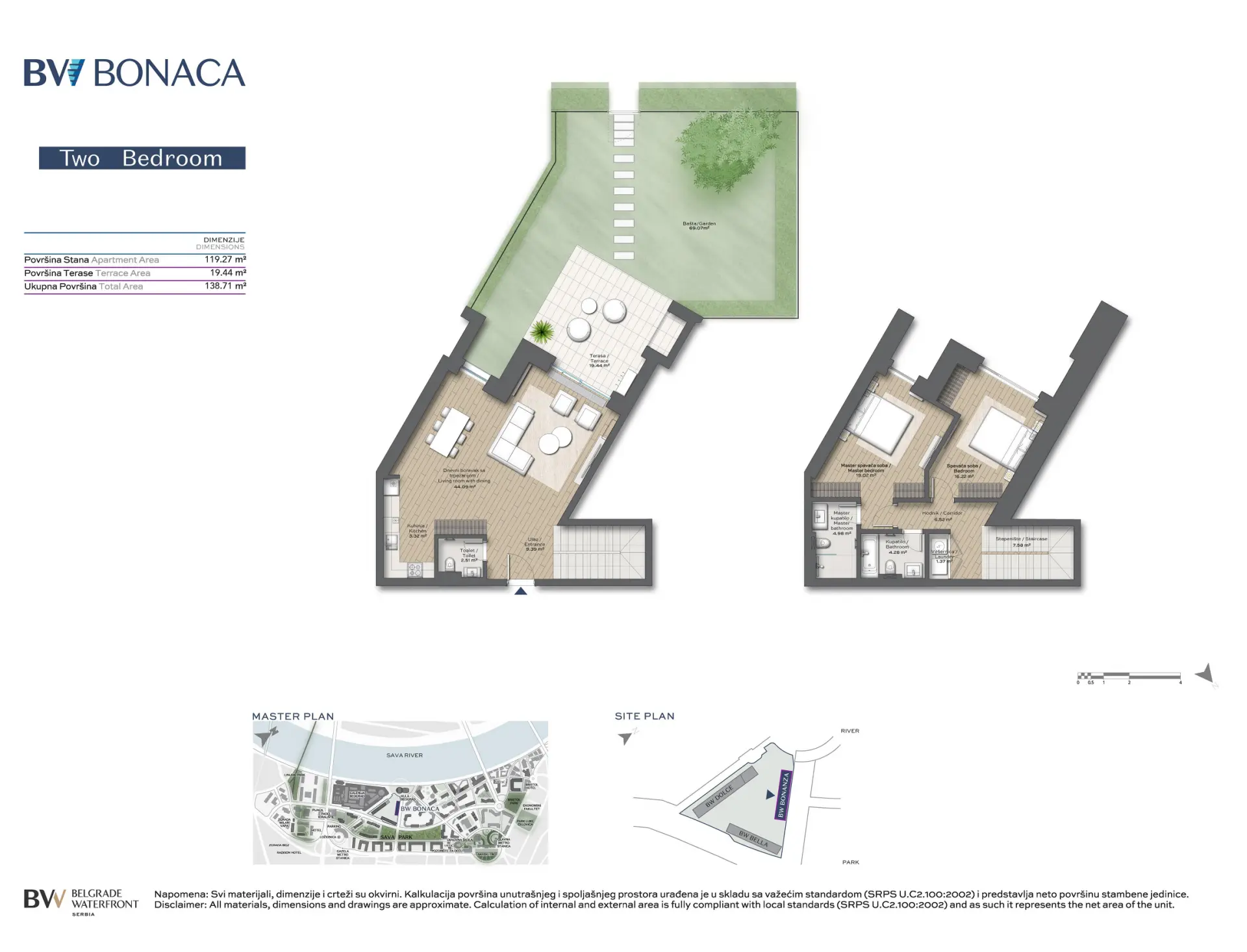 2-Bedroom Apartment, 139 m² – Belgrade Waterfront, Savski venac, Belgrade