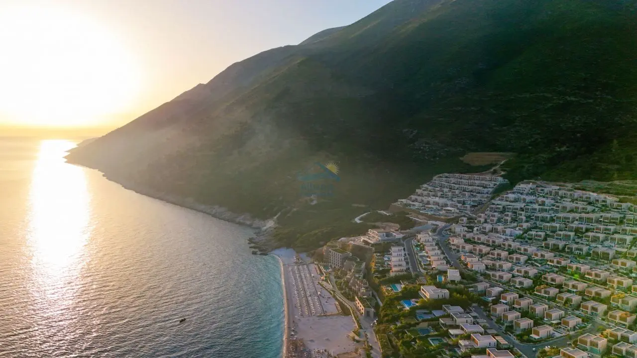 DJI_20250714193349_0020_D Under Construction Villa For Sale In Green Coast Dhermi Vlora Albania