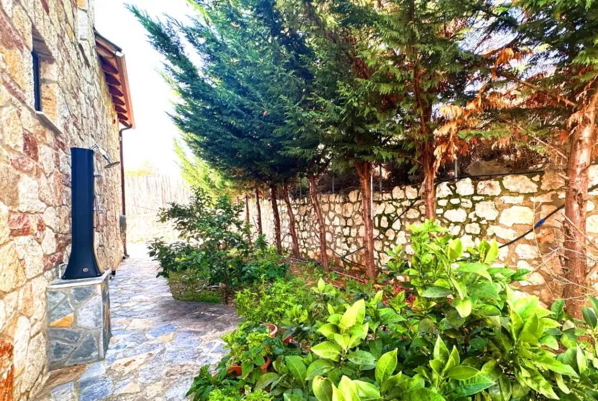 Stone Villa For Sale In Saranda Albania With Panoramic Sea Views