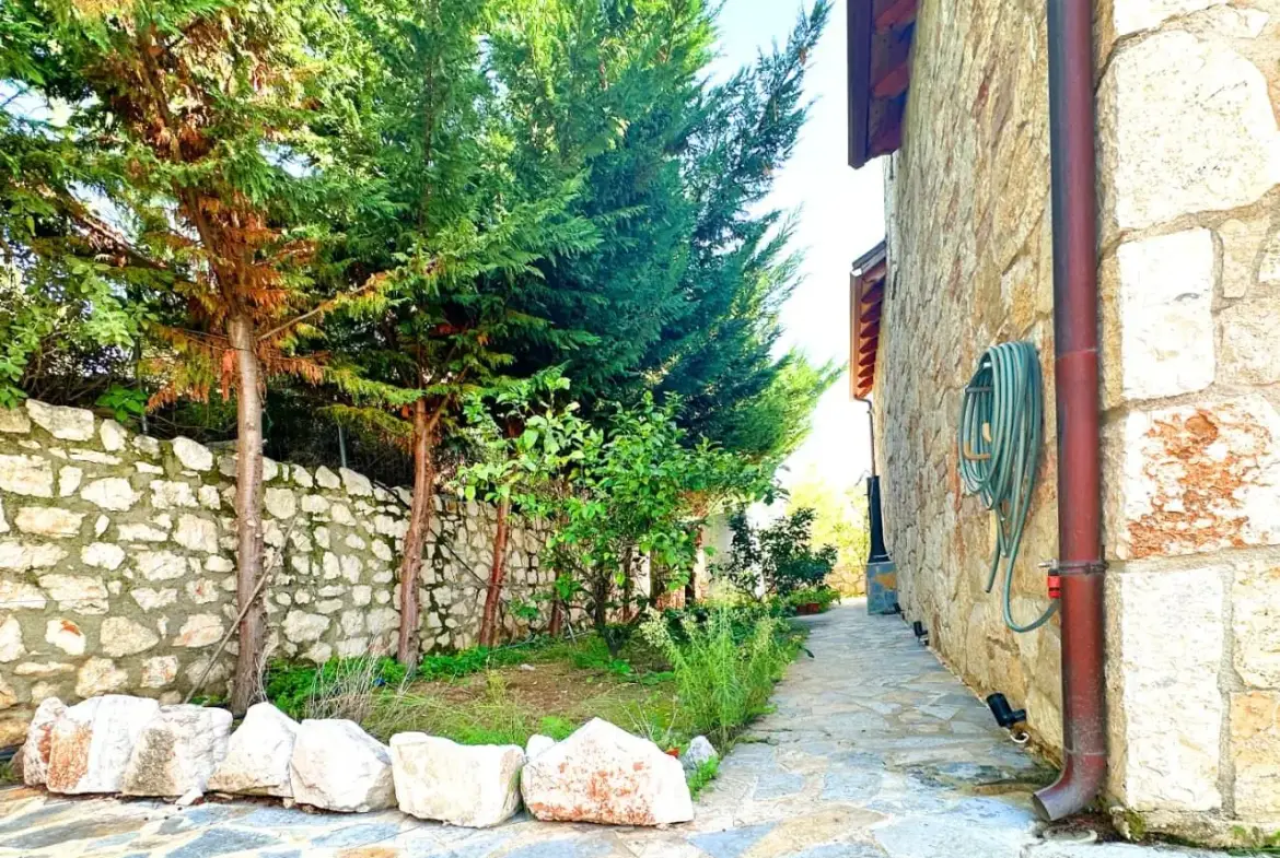 Stone Villa For Sale In Saranda Albania With Panoramic Sea Views