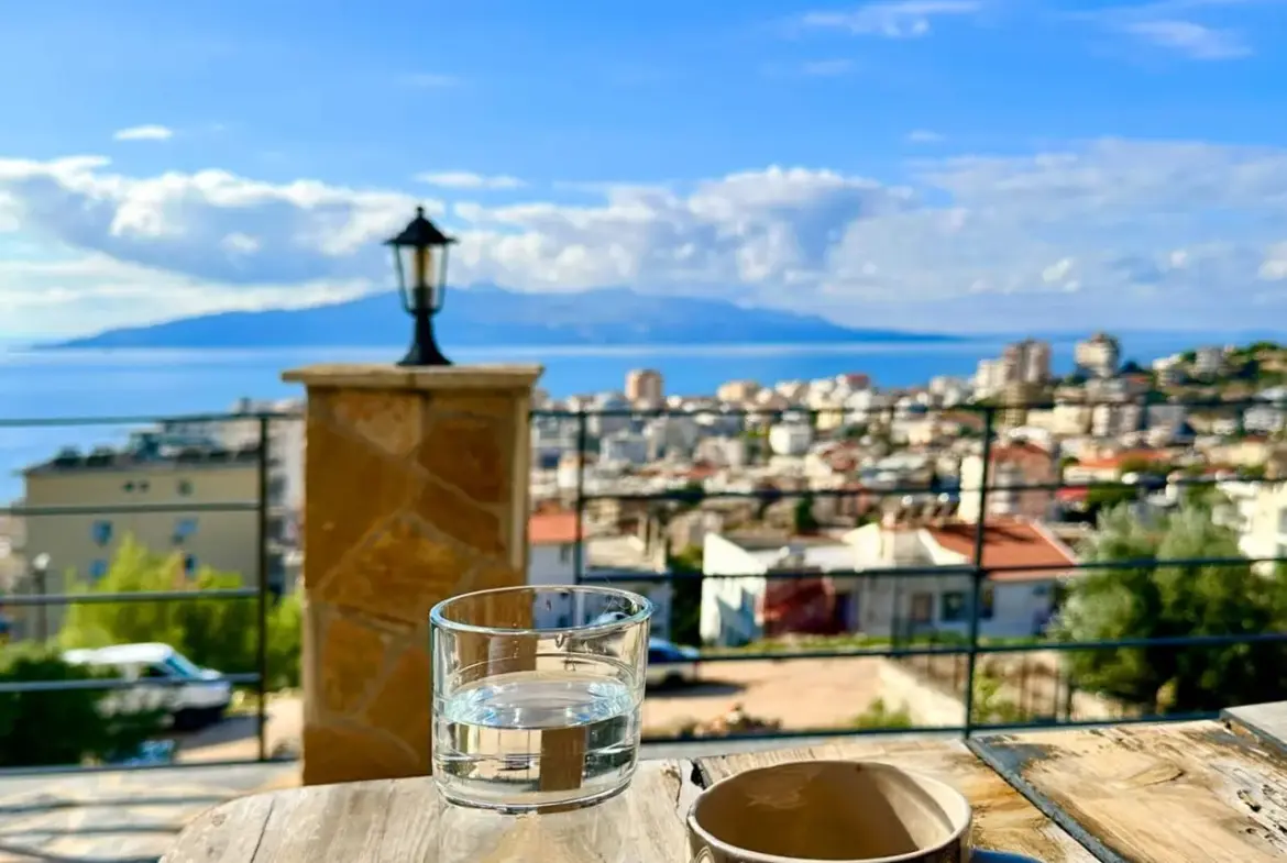 Stone Villa For Sale In Saranda Albania With Panoramic Sea Views
