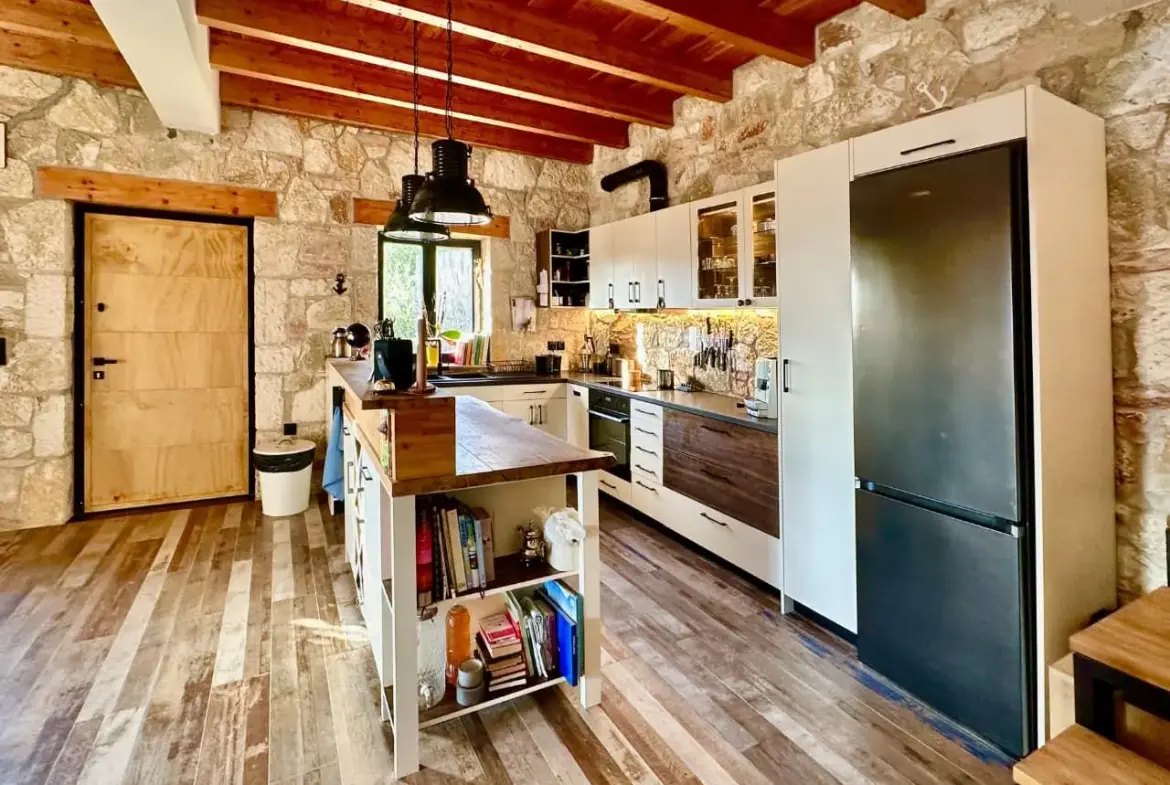 Stone Villa For Sale In Saranda Albania With Panoramic Sea Views