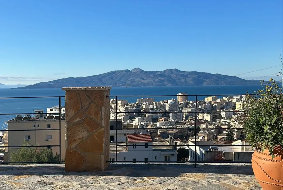 Stone Villa For Sale In Saranda Albania With Panoramic Sea Views