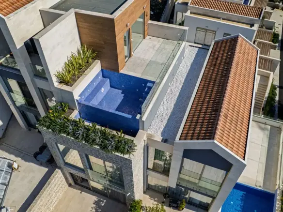 Lastva Park Townhouses Tivat: Premium 240-350m² Homes with Private Pools