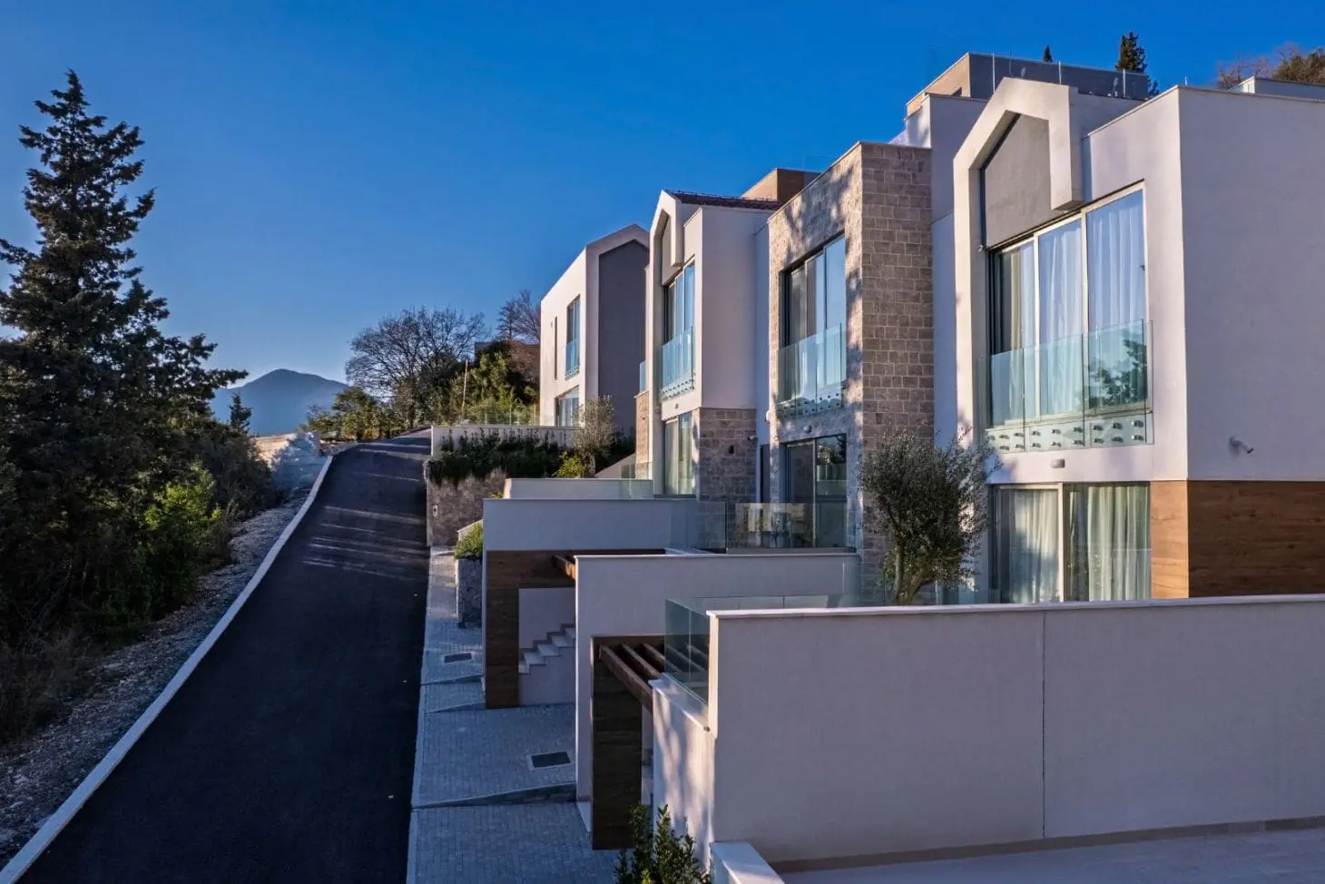 Lastva Park Townhouses Tivat: Premium 240-350m² Homes with Private Pools
