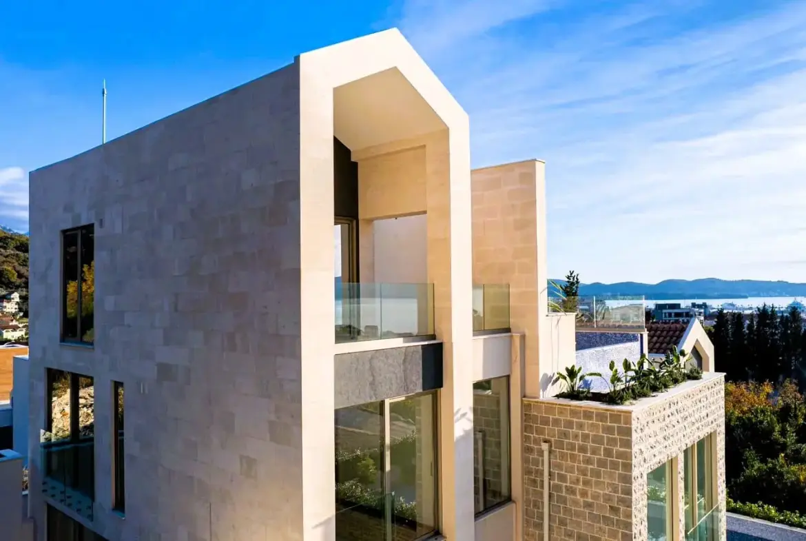 Lastva Park Townhouses Tivat: Premium 240-350m² Homes with Private Pools