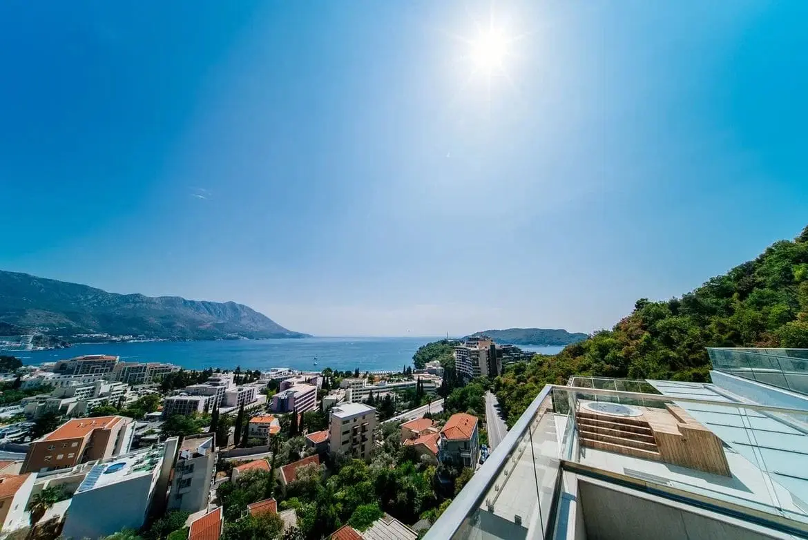 Luxury Penthouse with Panoramic Sea Views in Budva-Becici