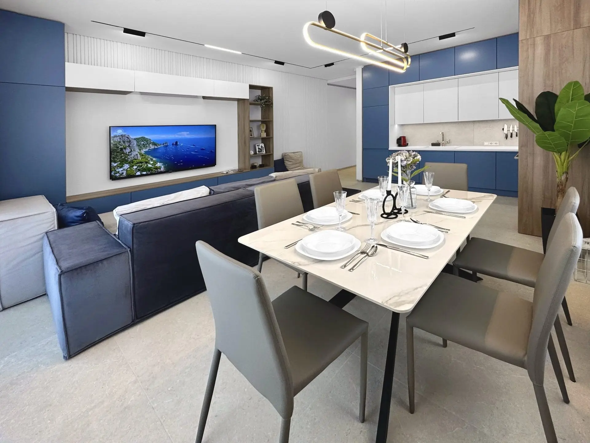 A Premium Apartment in a Complex with a Pool