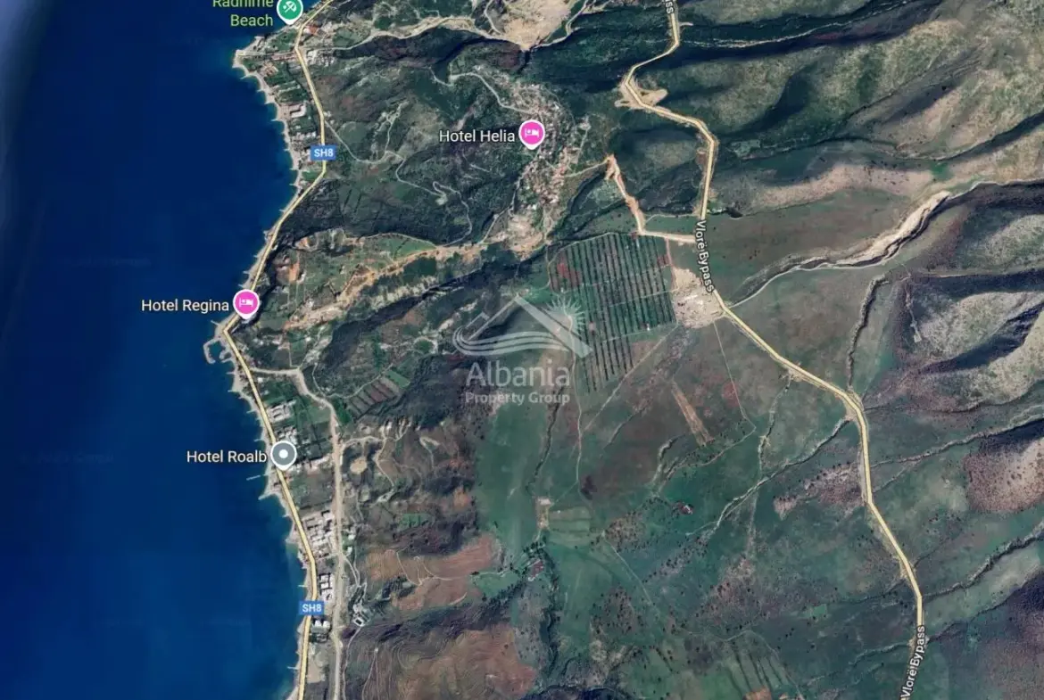 Land With Sea View For Sale In Radhime Vlore Albania