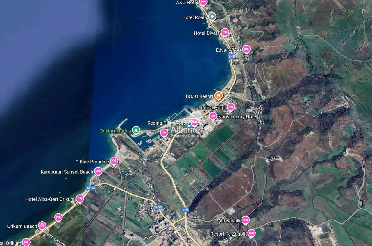 Land For Sale Near The Beach In Radhime Vlore Albania