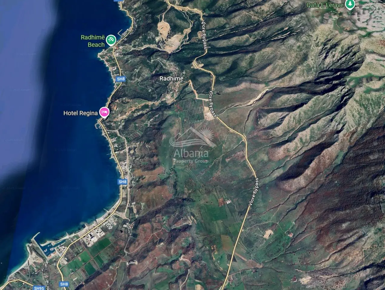 Land With Sea View For Sale In Radhime Vlore Albania