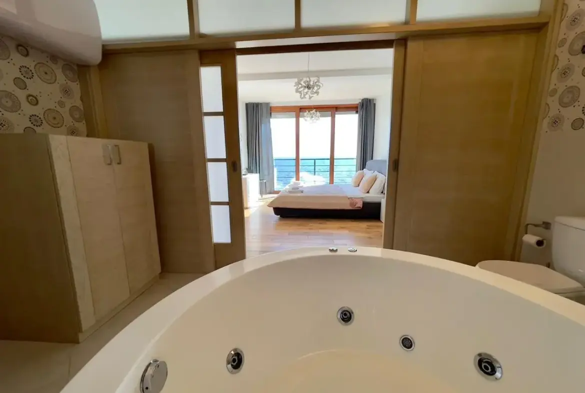 Unique Property: Modern Seafront Villa with Private Sea Access