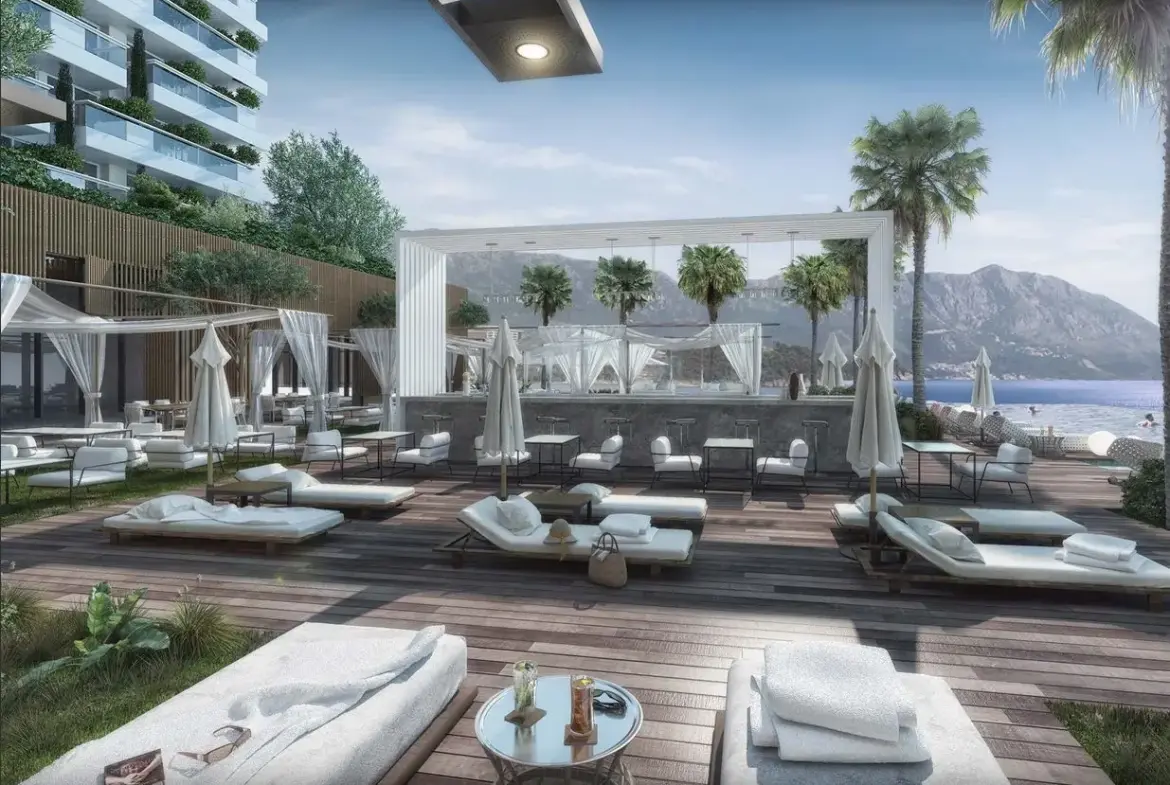 Luxurious Penthouse at the beachfront five-star complex in Budva