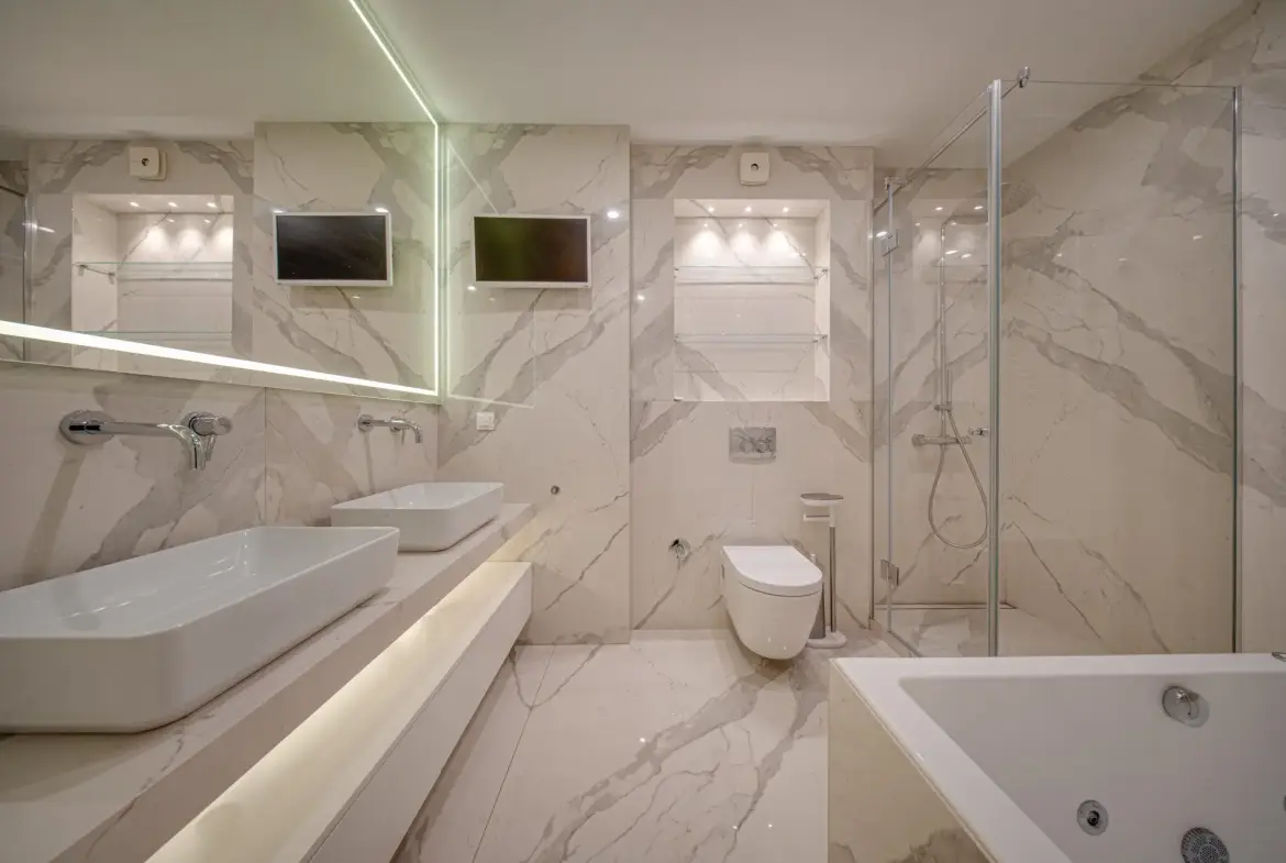Designer two-bedroom apartment in the prestigious A3 building on Bulgaria Blvd. for sale