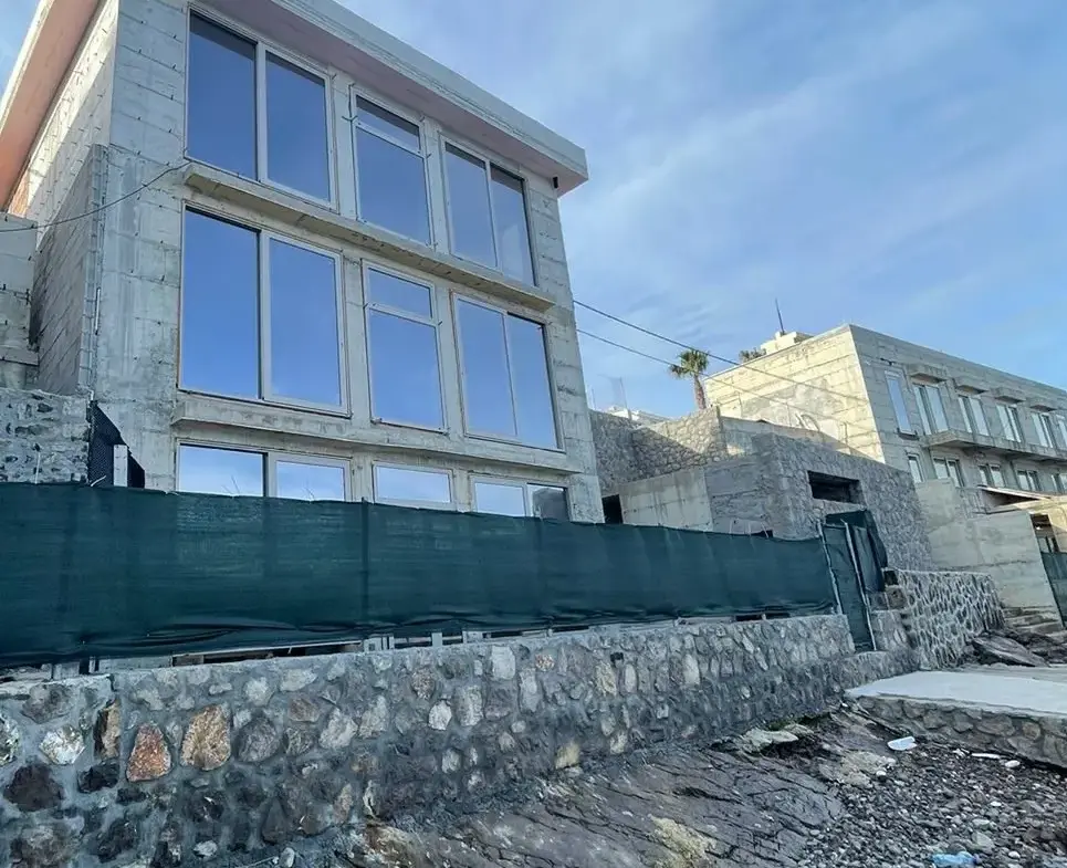 New Family Villa First Line to the sea, Under Construction in Krasici, Lustica Peninsula
