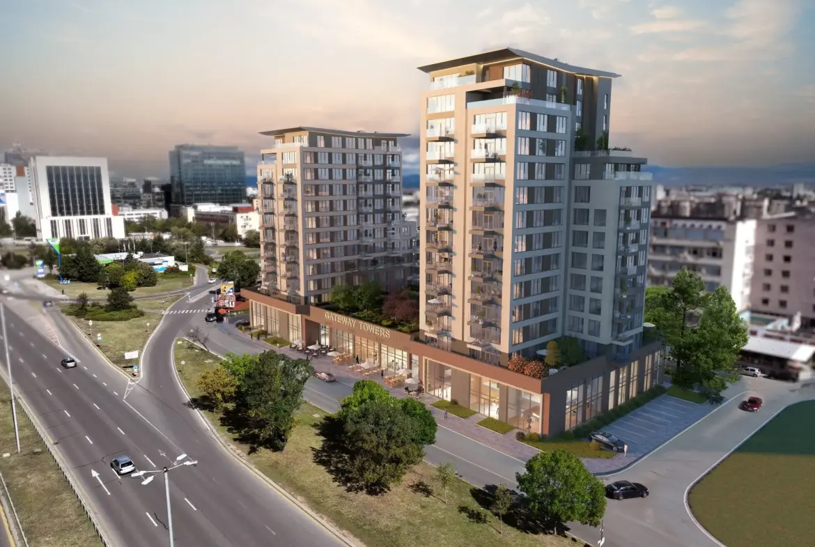 Representative showroom in the newly built GATEWAY TOWERS residential building on Tsarigradsko shose Blvd.